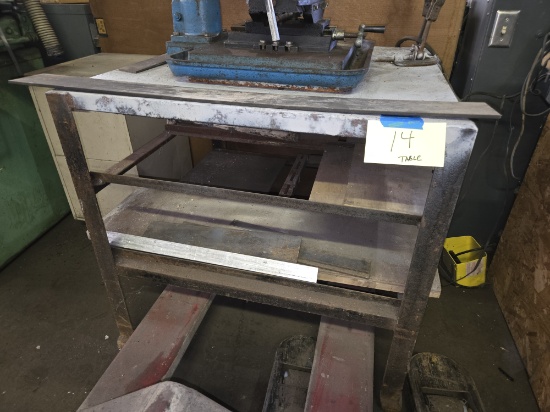 2-Level Steel Welding Table -- 33" X 33" X 32" Tall