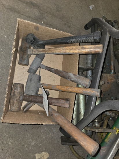 Lot of 6 Hammers and Mallets