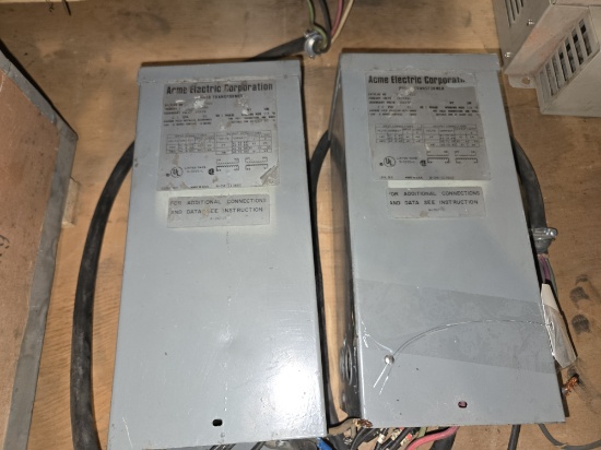 Pair of ACME Transformers - see photos for specs