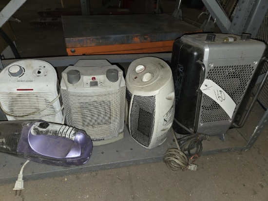 4 Electric Heaters and a Small Vacuum