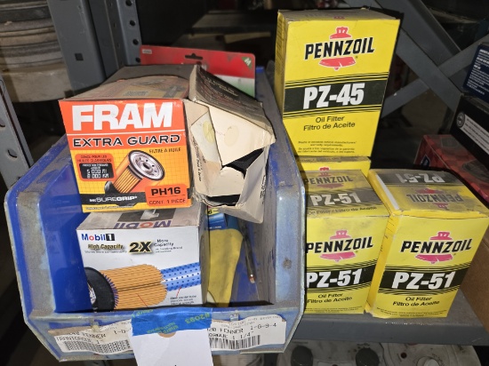 Various Auto Oil Filters - Pennzoil, Frame, etc....