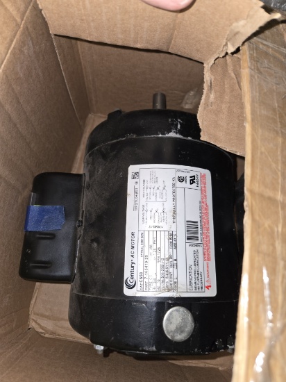 Century 7-1654-19-20 Electric Motor, 56 Frame, 208/230V, 1725 RPM