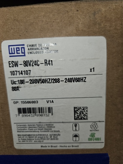 New WEG ESW-80V24C-R41 Electric Starter