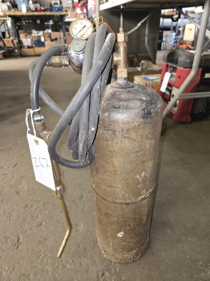 Acetylene Tank with Torch