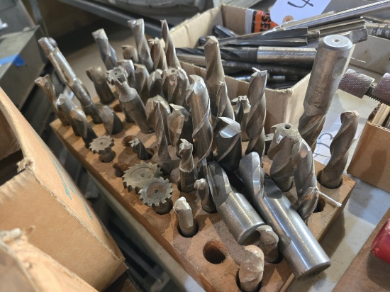 Asst. End Mills, Keyway Cutters Etc.
