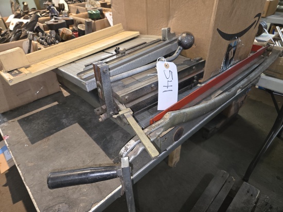 (4) Large & Smal Paper Cutters