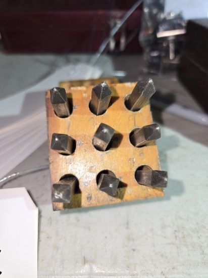 Microscopic Number Punch Set