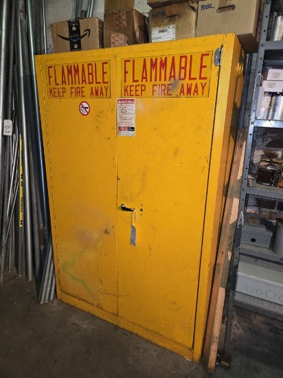 Flammable Liquids Storage Cabinet - contents included.
