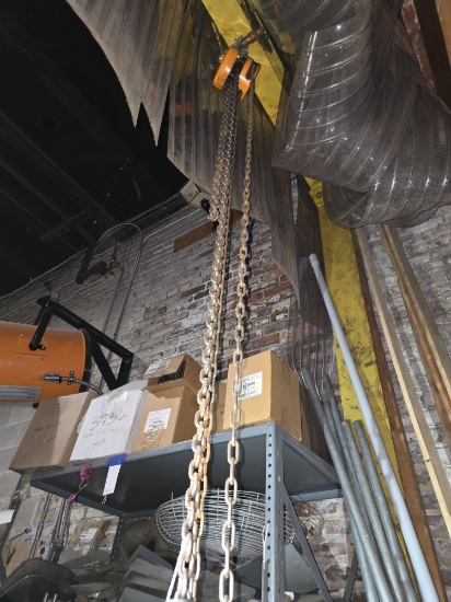 Half-Ton Manual Chain Hoist with Beam Trolley