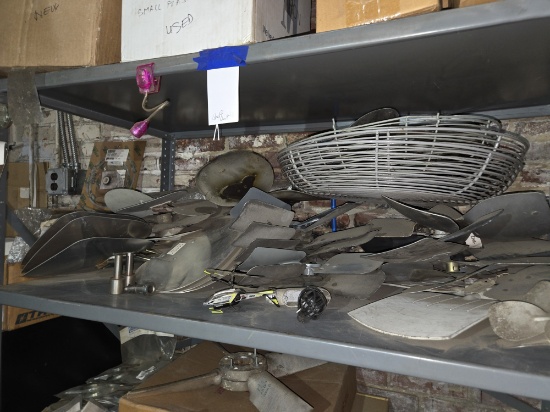 Mostly New Commercial Fan Blades - whole shelf
