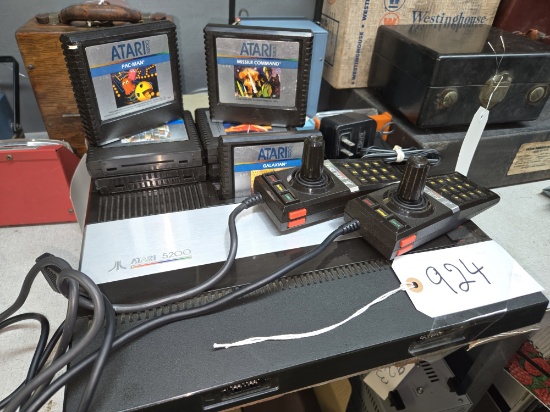 Vintage Original ATARI 5200 Game System with 7 Games