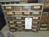 Parts Sorter Cabinet & Contents