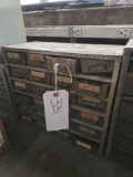 Parts Sorter Cabinet & Contents