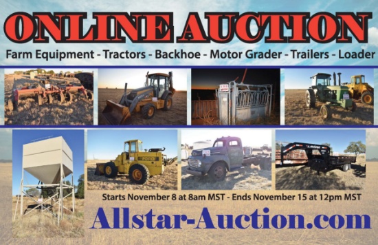 Large Equipment Farm Auction