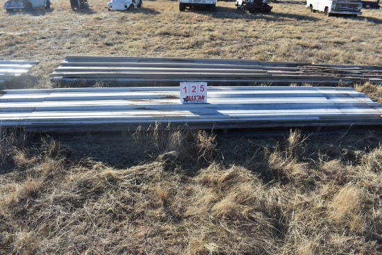 19- Metal R Pannel, 15Ft Long (Used)