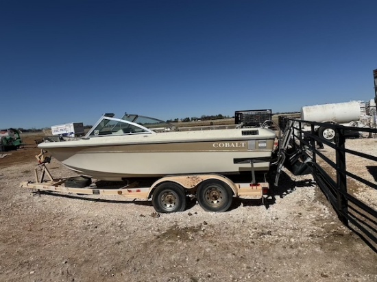 1982 Cobalt Boat & Trailer