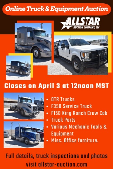 Online Truck & Equipment Auction