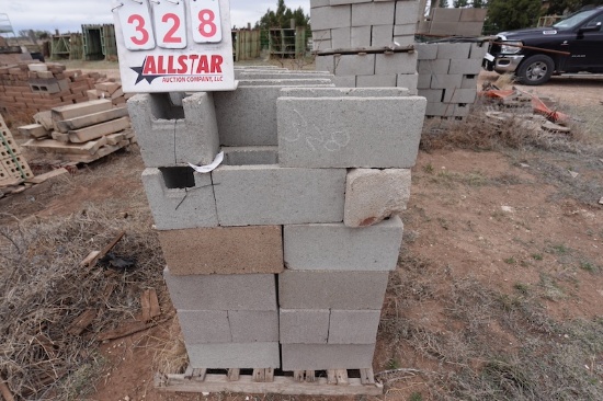 Smooth 8X8X16 Knock Out Gray