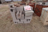 Solid Bottom Bond Beam Block, Gray