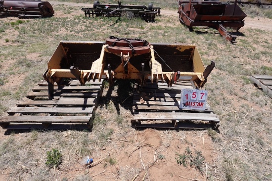 3 Point 7ft Gallon Box Scrapper With 6 Scarifier