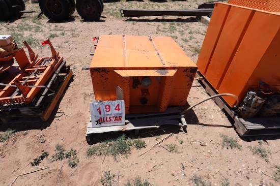 2 Compartment Oil Tank, 125 Gal