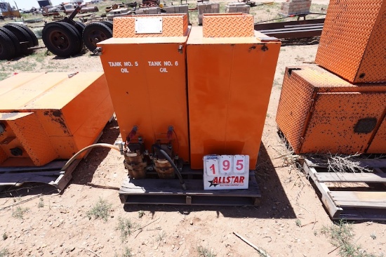 2- 1 Compartment Oil Tank, 125 Gal