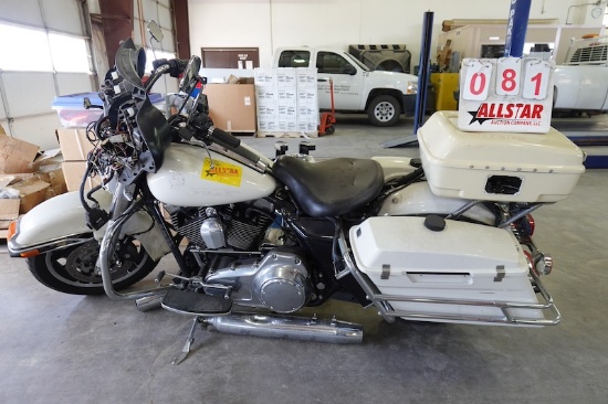 2010 Harley Davidson Police Motorcycle