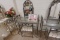 Glass Mirror. Table, Shelf, Chair