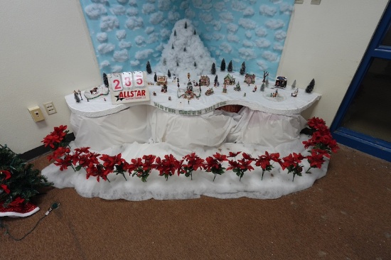 Winter Green Christmas Village