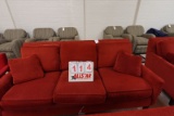 Thomasville Harry Red 3-Seat Sofa