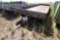 8x24ft 4 Wheel Flatbed Harvest Trailer