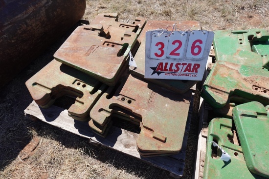 15 John Deere Flat Weights