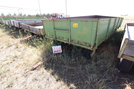 8x20ft 4 Wheel Flatbed Harvest Trailer