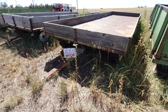 8x24ft 4 Wheel Flatbed Harvest Trailer