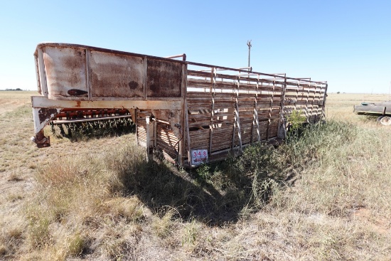 24ft Stock Trailer Gooseneck