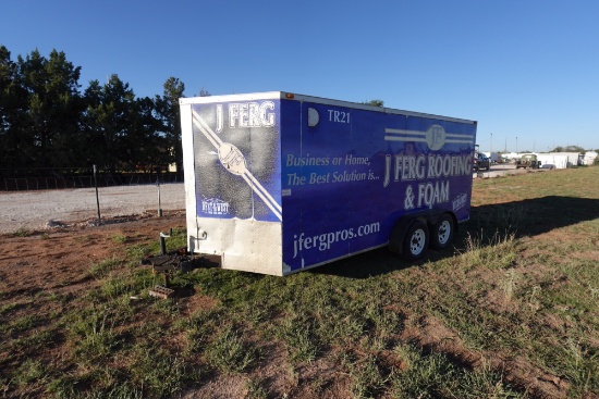 7x16 Enclosed Trailer