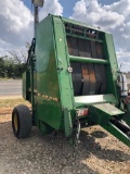 *NOT SOLD*John Deere 435 Net Wrap Round Baler With Monitor