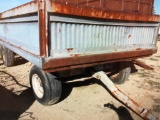 *NOT SOLD*Galvanized Grain Trailer