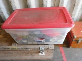 *NOT SOLD*Bin of Christmas Items