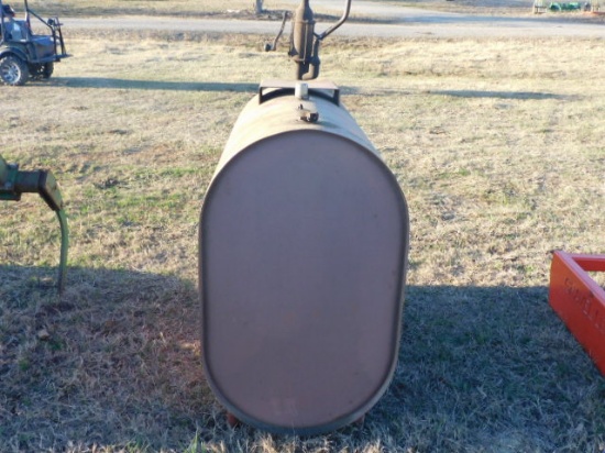 *NOT SOLD* OIL OR FUEL TANK w/ HAND PUMP