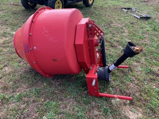 *SOLD*3 Point Cement Mixer For Back Of Tractor PTO Operated -New-
