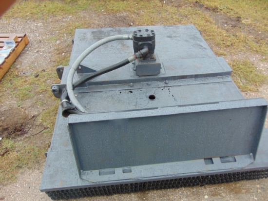 *SOLD*SKID STEER MOUNTED  HYDRAULIC BRUSH MOWER