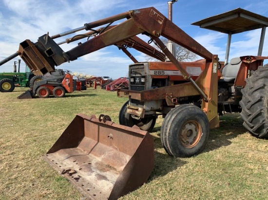 *NOT SOLD*MASSEY 285 w/LOADER DIESEL TRACTOR