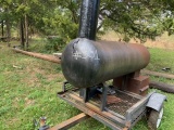 *SOLD*Heavy Duty BBQ Pit on Trailer