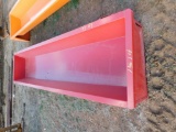 *NOT SOLD*RED FEED TROUGH