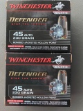 *NOT SOLD*.45 AUTO WINCHESTER DEFENDER AMMO