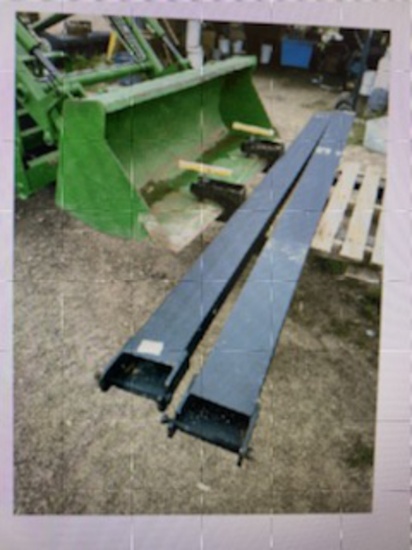 *NOT SOLD* LOADER EXTENTION FORKS RATICAL 6600 LB RATING