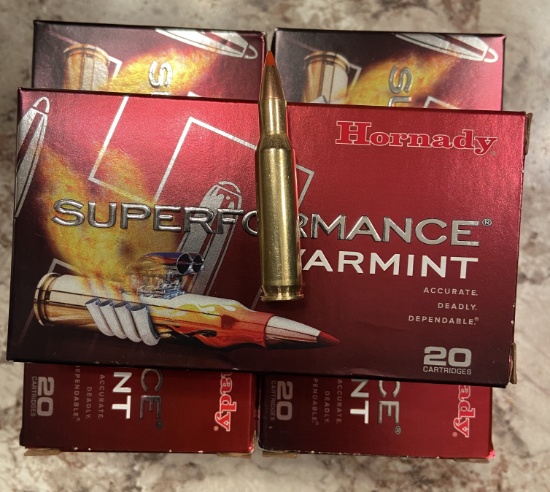 *SOLD* HORNADY SUPERFORMANCE .222 AMMO