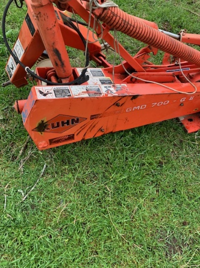 NOT SOLD KUHN GMD 700 DISC MOWER