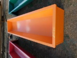 NOT SOLD ORANGE FEED TROUGH